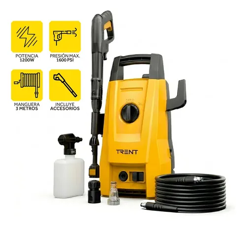 Hidrolavadora Trent HLT203 con sus accesorios